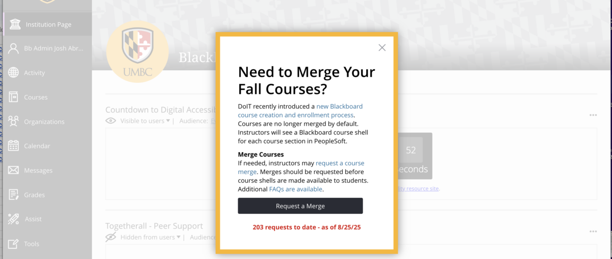 Last Call: Merge or Remove Your FA25 Bb Course Sections