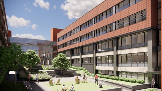 Sherman Hall’s Phase 1 renovation is complete, creating space for creative collaboration